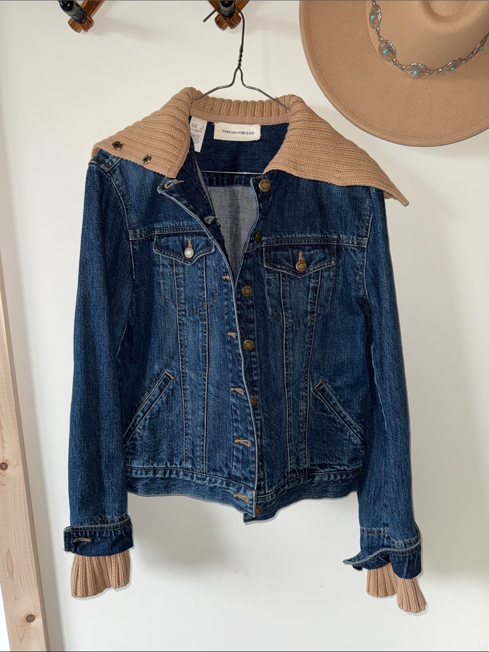 Jones New York Denim Jacket, Size Small